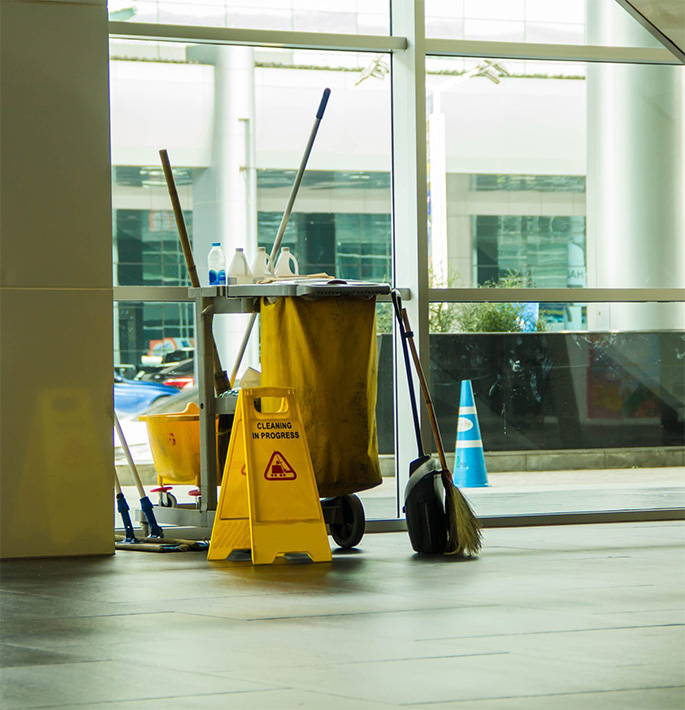 commercial floor cleaning